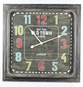 Ρολόι Vintage Μεταλλικό 60x60x3cm Old Town Etoile NN-537