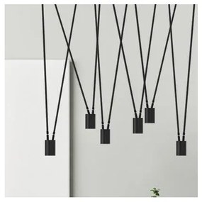 Κρεμαστό Φωτιστικό Οροφής IP20 6xGU10 Μέταλλο Luma Lighting-120-01084-13-black-Μαύρο 120-01084-13-black