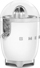 Ηλεκτρική αποχυμωτής εσπεριδοειδών Smeg CJF11WHEU, 70 W, Σύστημα αποφυγής στάγδην, Αντιολισθητική βάση, Λευκό