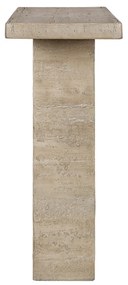 Artekko Taric Κονσόλα από Μαγνήσιο Μπεζ (90.2x35.6x90.2)cm