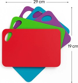 Cutting Board Set (4 Pieces) 8681272043470 Multicolor
