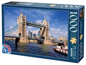 Παζλ 1000τμχ Γέφυρα Λονδίνου Σε Κουτί 39x27εκ. D-toys 69-1837