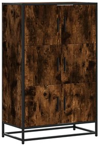 vidaXL Highboard Καπνιστή δρυς 68x35x106,5 cm Κατασκευασμένο ξύλο