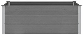 vidaXL Ζαρντινιέρα Υπερυψωμένη Γκρι 150 x 100 x 54 εκ. από WPC