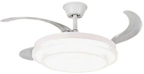 Ανεμιστήρας οροφής &amp; φωτιστικό - DS-8049 - 2*48W Λευκό