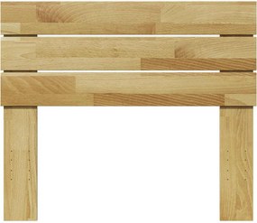 vidaXL κεφαλάρι 80 cm μασίφ ξύλο δρυς