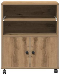 vidaXL Σταντ Εκτυπωτή artisan δρυς 60 x 48 x 74 εκ. Επεξεργασμένο ξύλο