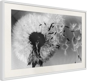 Αφίσα - Dandelion in the Wind - 60x40 - Χρυσό - Με πασπαρτού