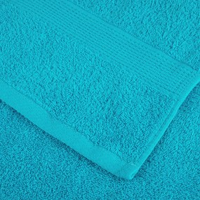 vidaXL Πετσέτες Σάουνας SOLUND 10Τεμ. Τιρκουάζ 80x200 εκ. 600 γρ/μ²