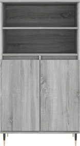 vidaXL Ντουλάπι Γκρι Sonoma 60 x 36 x 110 εκ. από Επεξεργασμένο Ξύλο