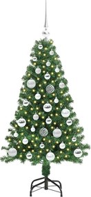 vidaXL Τεχνητό Χριστουγεννιάτικο Δέντρο με 150 LED Πράσινο 120 cm