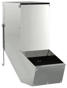 vidaXL Ταΐστρα Χαμστεριών Ασημί 12,5 x 26 x 28,5 εκ