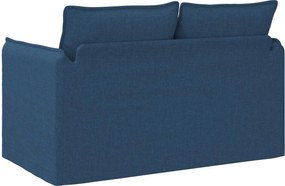 vidaXL Καναπές Μπλε 136 x 82 x 85 εκ ύφασμα