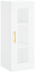 vidaXL Ντουλάπι Λευκό 34,5 x 34 x 180 εκ. από Επεξεργασμένο Ξύλο