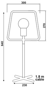 Επιτραπέζιο φωτιστικό Henter-Λευκό