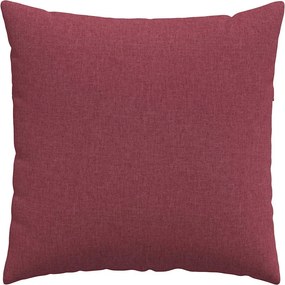 vidaXL Μαξιλάρι Καναπέ 2 pcs Κόκκινο 60 x 60 cm ύφασμα