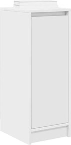 vidaXL Παπουτσοθήκη Λευκή 29,5x34x76 εκ. από Επεξεργασμένο Ξύλο