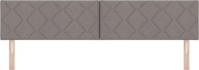 vidaXL Κεφαλάρι Taupe 200 cm ύφασμα