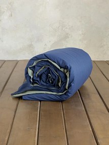 ΠΑΠΛΩΜΑΤΟΘΗΚΗ ΓΙΓΑΣ 240x260cm NIMA - COLORS ROCK GREEN / DARK DENIM