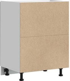 vidaXL Ντουλάπι βάσης νεροχύτη "Lucca" Λευκό κατασκευασμένο ξύλο