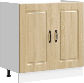 vidaXL Ντουλάπι βάσης νεροχύτη Kalmar Sonoma Δρυς 80x46x81,5 εκ.