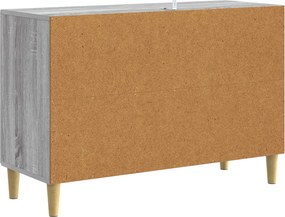 vidaXL Πλαϊνό γραφείο Γκρι Sonoma 89 x 34,5 x 60 εκ.