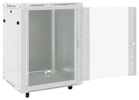 vidaXL Καμπίνα Δικτύου 15U 19" IP20 Γκρι 53x40x80 εκ.