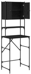 vidaXL Καμπίνα Πλυντηρίου Μαύρη Δρυς 68x48.5x194 cm