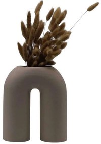 Βάζο 963DNL1163 16x5x20cm Mink Aberto Design Ceramic