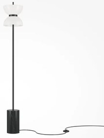 Επιδαπέδιο Φωτιστικό LED 11W Μάρμαρο Γυαλί Kyoto Maytoni-MOD178FL-L11B3K-Μαύρο MOD178FL-L11B3K