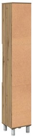 vidaXL Ντουλάπι μπάνιου Artisan Oak 30x30x179 cm Κατασκευασμένο ξύλο