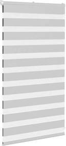 vidaXL Ζέβρα τυφλή Ανοιχτό Γκρι Πλάτος υφάσματος 85,9 εκ. Πολυεστέρας