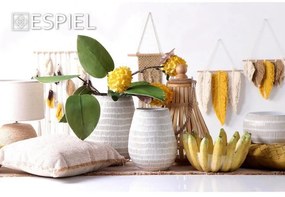 Κρεμαστό Διακοσμητικό από Ύφασμα Καφέ 30x70cm