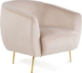 Πολυθρόνα Eses - Χρώμα Μπεζ- 70x82x82εκ