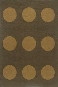 Χαλί Habitat Festival Dots 495817 Olive-Green Brink &amp; Campman 140X200cm