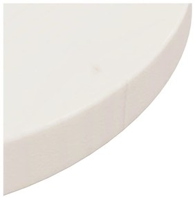 vidaXL Επιφάνεια Τραπεζιού Λευκή Ø30 x 2,5 εκ. από Μασίφ Ξύλο Πεύκου