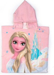 Παιδικό Πόντσο (50x100) Dimcol Frozen 88 Pink