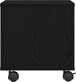 vidaXL Σταντ Εκτυπωτή Μαύρη Οξυά 41 x 32 x 34,5 εκ. Επεξεργασμένο ξύλο