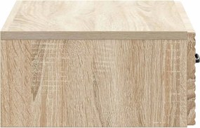 vidaXL Τραπεζάκι Τοίχου 59 x 34,5 x 17 εκ. Επεξεργασμένο Ξύλο