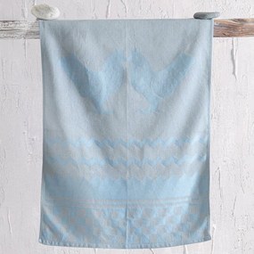 Πετσέτα Κουζίνας Hen Grey-Blue Ρυθμός 50x70cm 100% Cotton