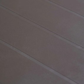 vidaXL Τραπέζι Κήπου Καφέ με Εμφάνιση Ρατάν 150x90x72 εκ. Πλαστικό