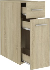 vidaXL Συρταριέρα Γενικής Χρήσης Sonoma Δρυς 20x45,5x60 Επεξ. Ξύλο