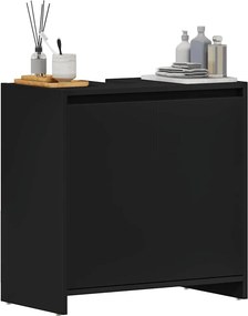 vidaXL Ντουλάπι Νιπτήρα Μαύρο 60 x 33 x 60 εκ. από Επεξ. Ξύλο