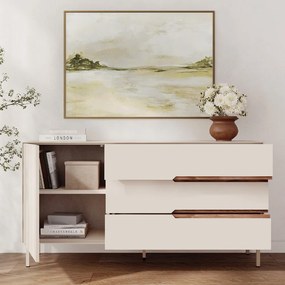 Μπουφές Arch Megapap χρώμα sandstone 150x40x78,4εκ.