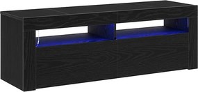 vidaXL Ντουλάπι TV 120 x 35 x 40 εκ. Μαύρη Οξυά Επεξεργασμένο Ξύλο