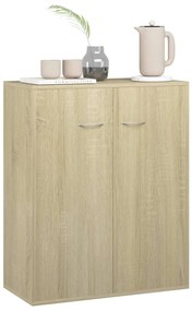vidaXL Ντουλάπι Sonoma Δρυς 60 x 30 x 75 εκ. από Επεξ. Ξύλο