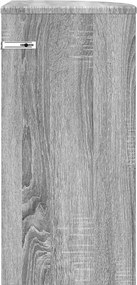 vidaXL End Table Γκρίζο Σονομα 29,6 x 29,6 x 60 εκ Επεξεργασμένο ξύλο