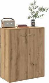 vidaXL Sideboard Artisan Oak 60x30x75 cm Κατασκευασμένο ξύλο