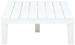 Τραπέζι Κήπου Λευκό 78 x 78 x 31 εκ. Πλαστικό - Λευκό