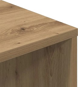 vidaXL Βιβλιοθήκη Artisan Δρυς 34x31x112 εκ. Επεξεργασμένο Ξύλο